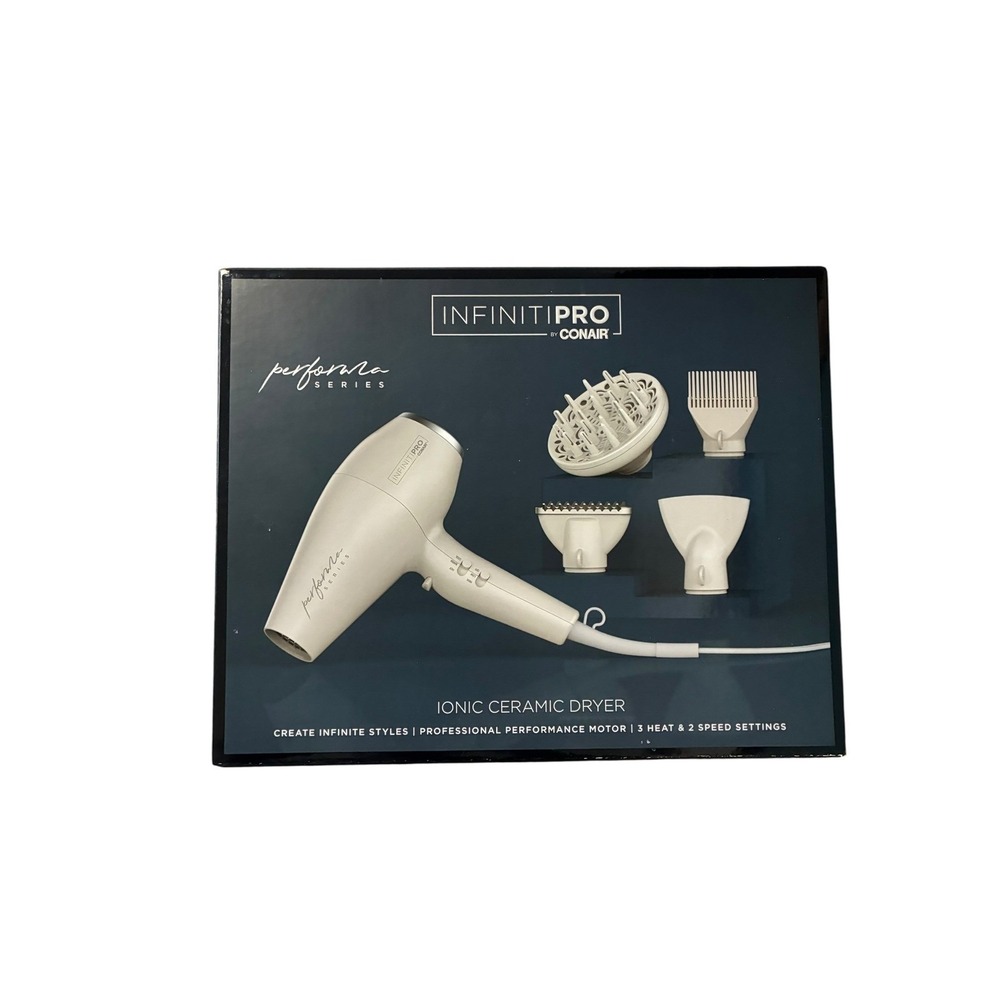 Conair INFINITIPRO Performa‎ Ionic Ceramic Dryer Diffuser 3 Heat 2 Speed NIB